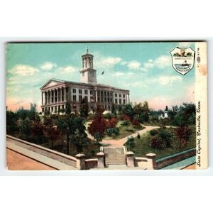 Vintage Tennessee State Capitol Nashville Postcard Early 1900s
